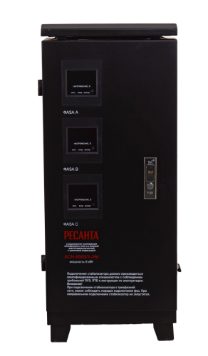 Стабилизатор напряжения Ресанта АСН-6000/3-ЭМ
